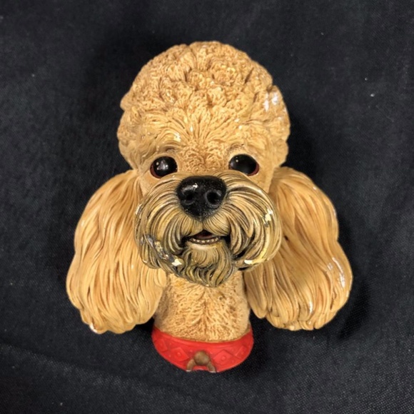 Vintage Chalkware Bosson's Poodle - Picture 1 of 2